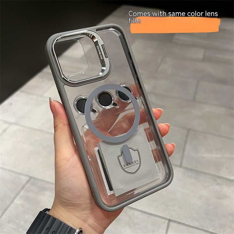 Invisible Bracket Phone Case Magnetic Suction